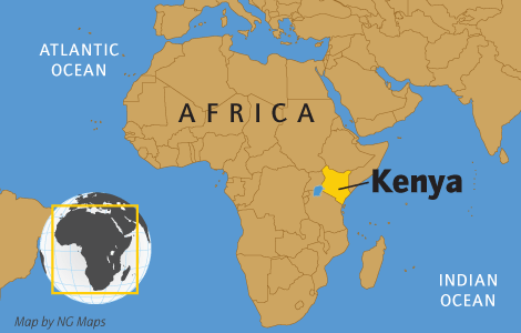 Map-of-Kenya-Africa